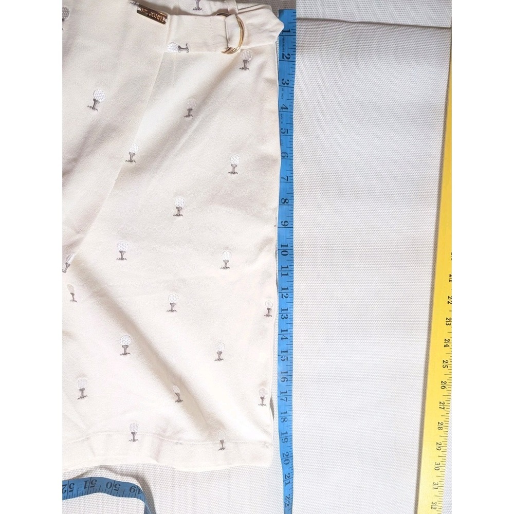 VTG St John Sport Skirt Skort Women Sz 10 Golf Embroidery Buckle Pockets - Picture 7 of 11